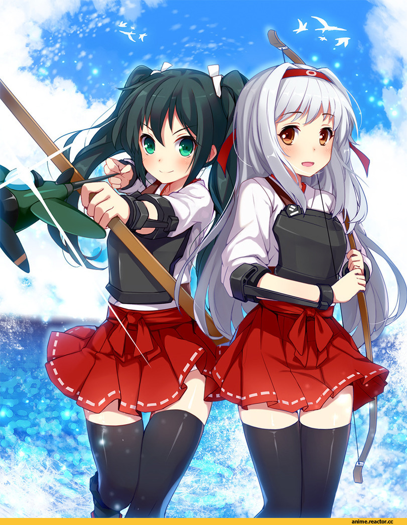 Shoukaku, Kantai Collection, Zuikaku, nerv110, Anime