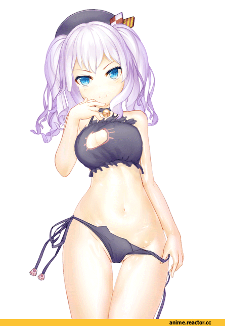 dobunezumi, Kashima (Kantai Collection), Kantai Collection, Anime Adult pantsu, Anime Ero, Cat Keyhole Bra, Anime Adult gifs, anime gif, Anime