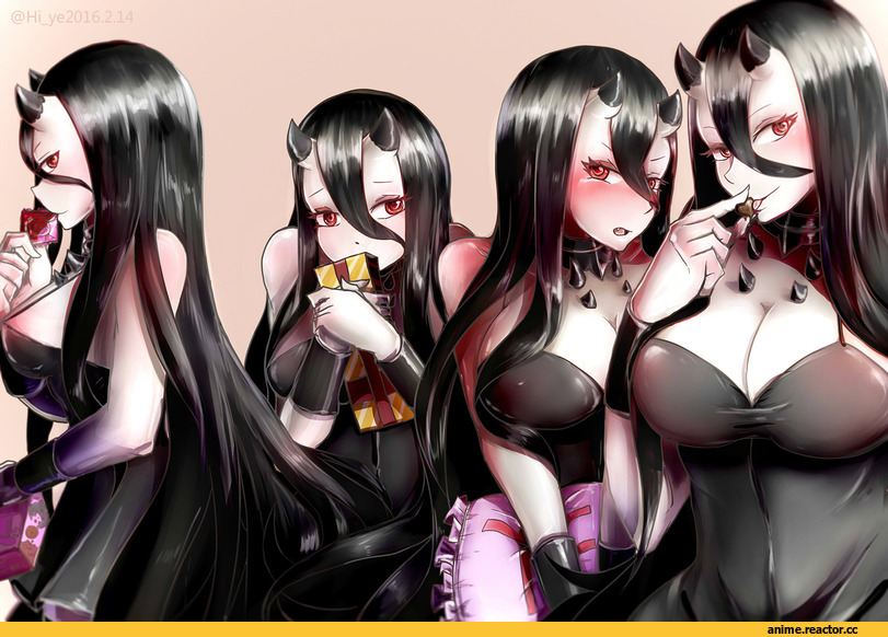 Battleship-symbiotic Hime, Kantai Collection, Shinkaisei-kan, Anime Art, hi ye, 14 февраля, Anime