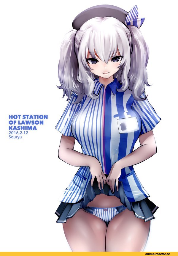 Kantai Collection, Kashima (Kantai Collection), Souryu, Anime Art, Adult pantsu, Anime Ero, в комментах ещё одна, Anime
