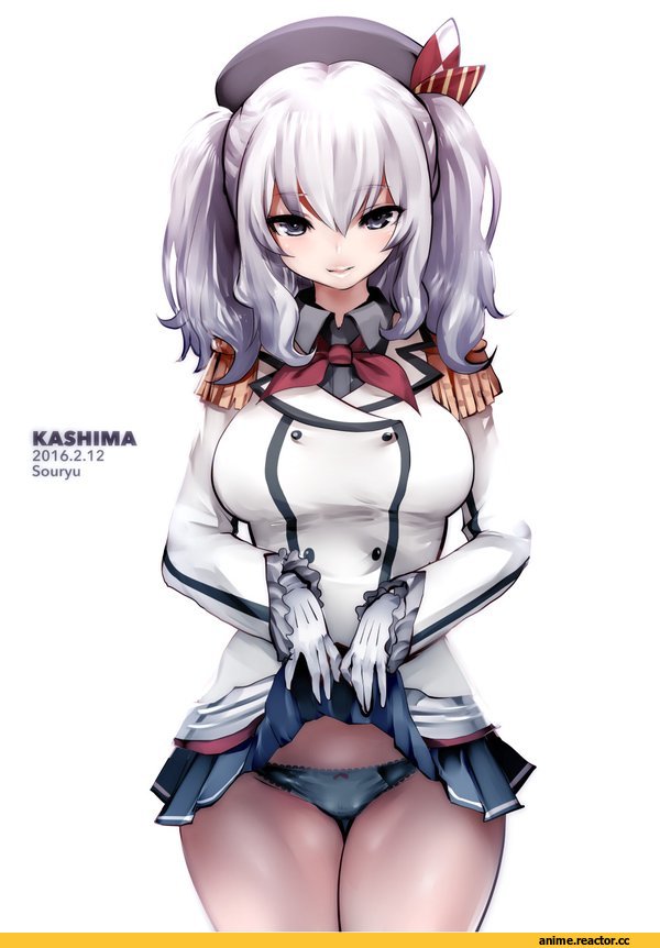 Kantai Collection, Kashima (Kantai Collection), Souryu, Anime Art, Adult pantsu, Anime Ero, в комментах ещё одна, Anime