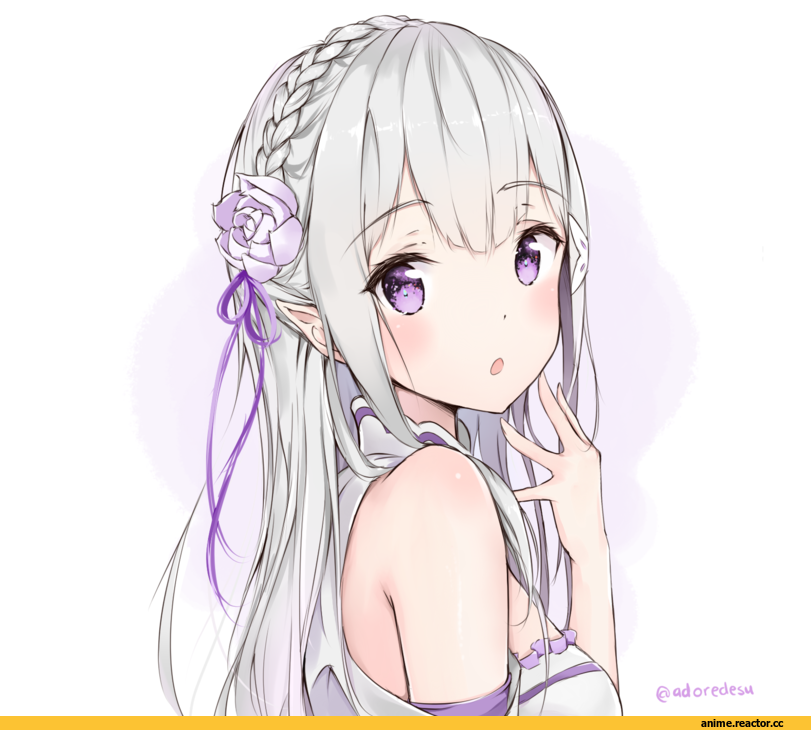 adore (adoredesu), Emilia (re zero), Re Zero Kara Hajimeru Isekai Seikatsu, Anime