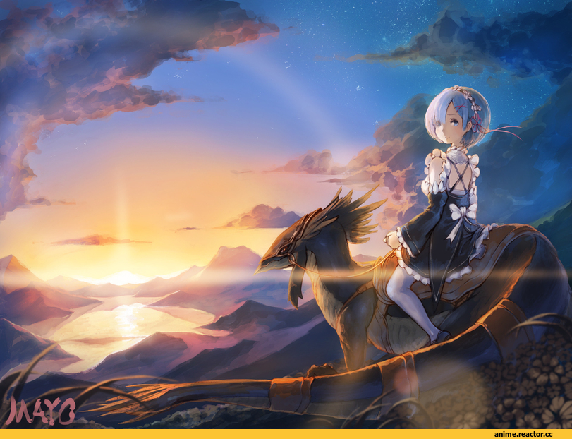 Re Zero Kara Hajimeru Isekai Seikatsu, Rem (re zero), mayo, Anime