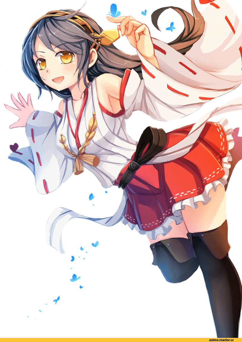 Haruna (Kantai Collection), Kantai Collection, Anime Art, sekigan, Anime