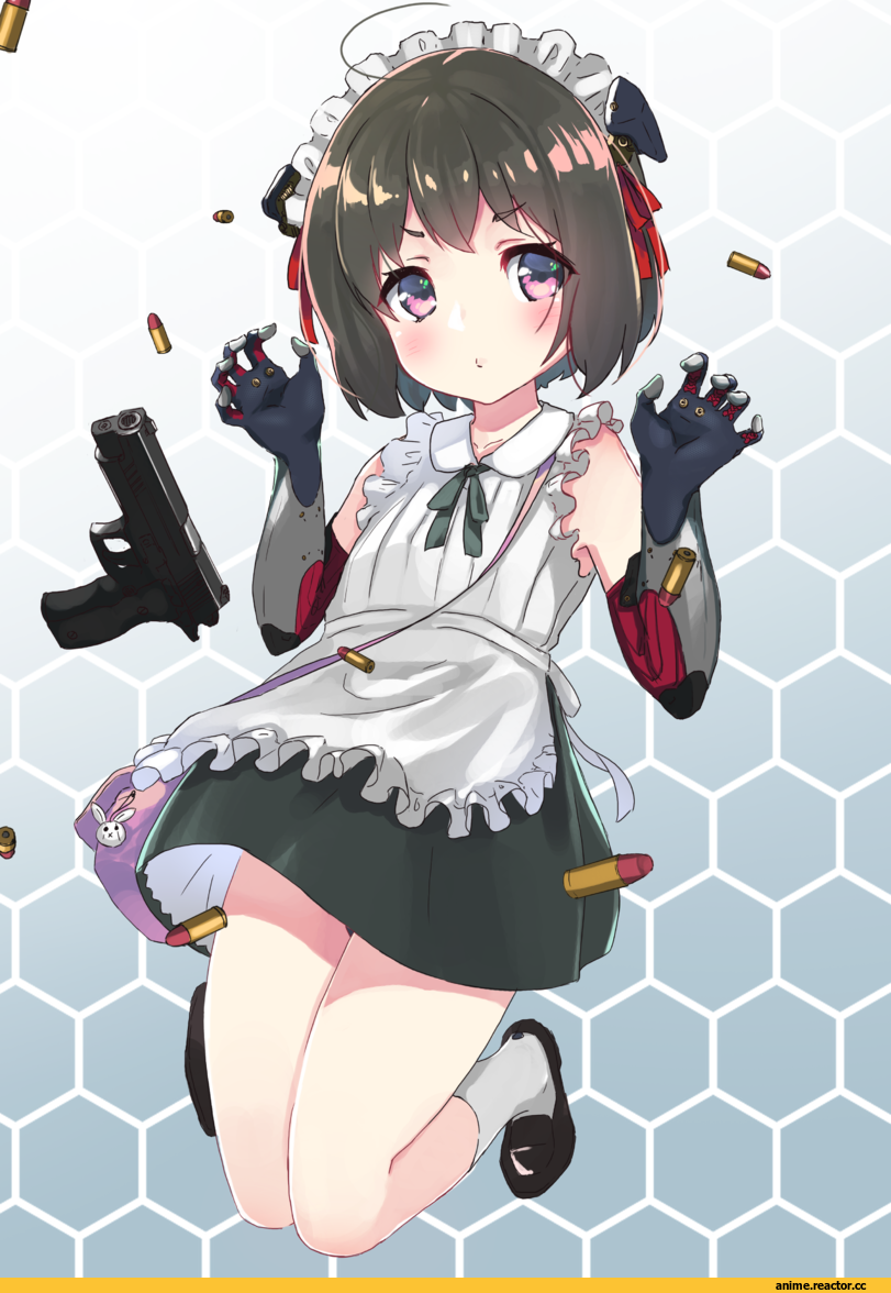 Anime Original, Anime Art, Опасные Няшки, Anime Няши, Maid, ota_yojo, Anime