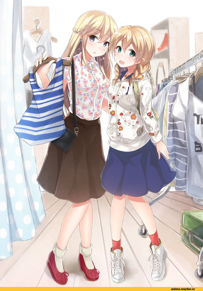 Bismarck (Kantai Collection), Kantai Collection, Prinz Eugen, mitsuki yuu, Anime