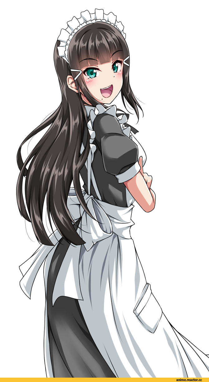 Love Live!, Kurosawa Dia, Love Live! Sunshine!!, yopparai oni, Maid, Anime