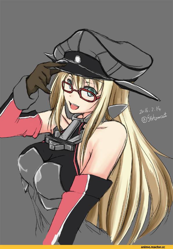Bismarck (Kantai Collection), Kantai Collection, Megane, Anime