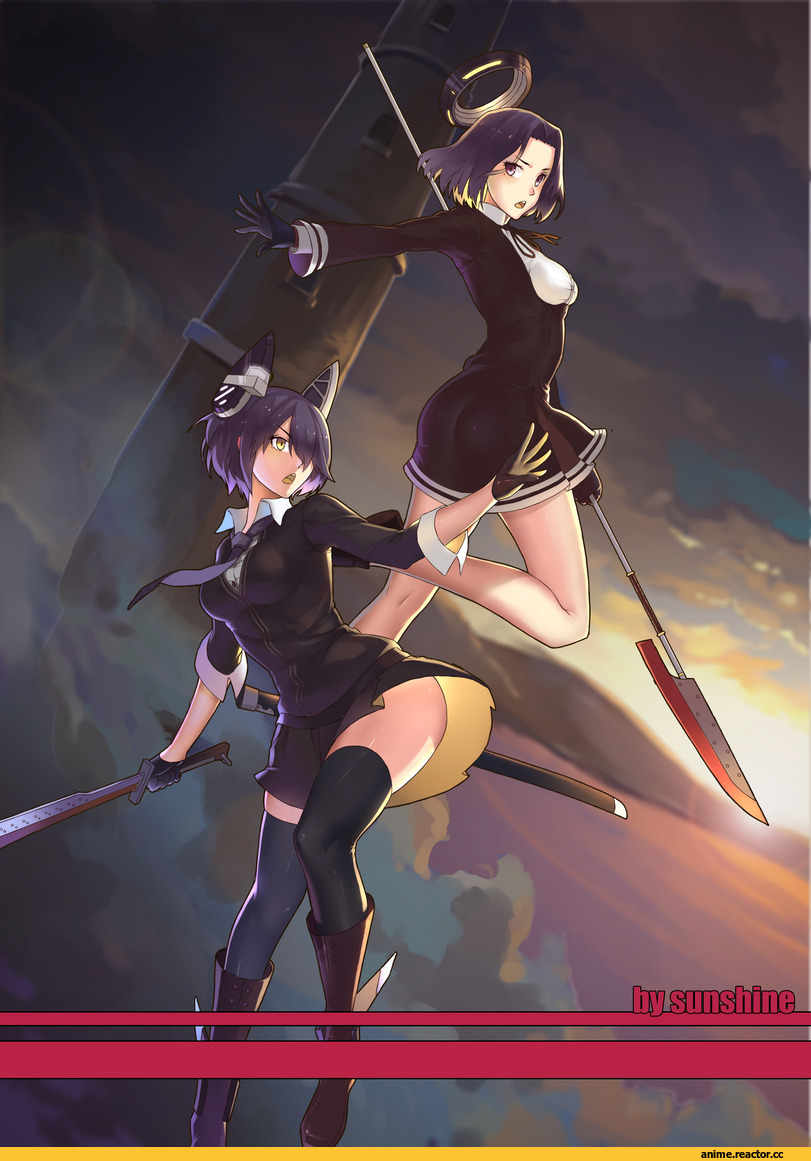 tatsuta (kantai collection), Kantai Collection, tenryuu (kantai collection), sunshine (1638509769), Anime