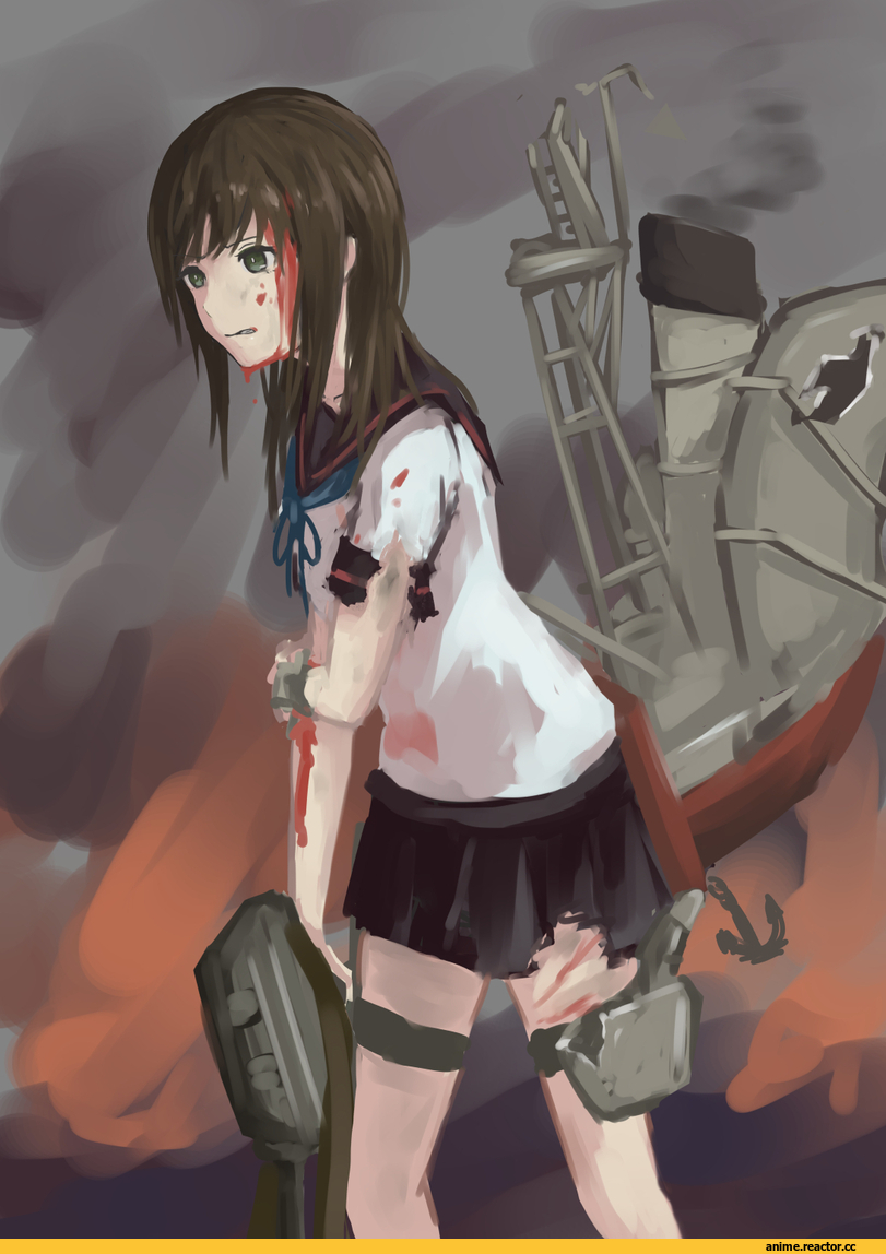 Fubuki (Kantai Collection), Kantai Collection, Anime Art, senaya eru, Anime