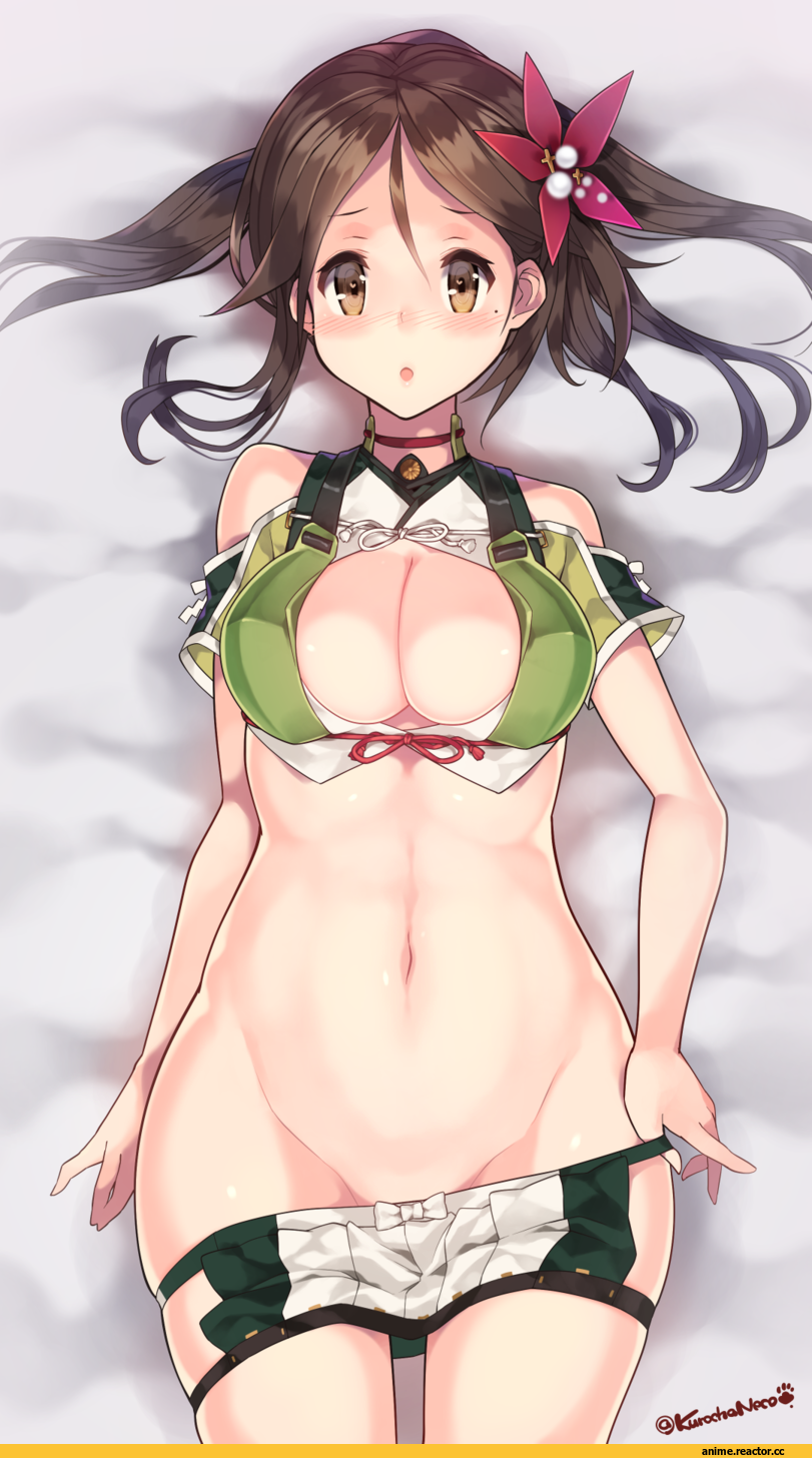 Amagi (Kantai Collection), Kantai Collection, kuro chairo no neko, Anime Ero, Anime