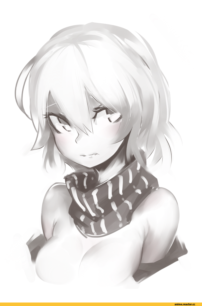 Kantai Collection, Re-class Battleship, deel (rkeg), Monochrome (Anime), Anime Art, Anime