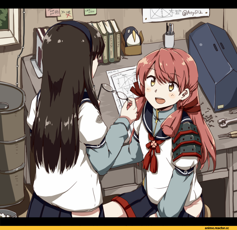 any (lucky denver mint), Akagi (Kantai Collection), Kantai Collection, Kaga (Kantai Collection), Ooyodo (Kantai Collection), Akashi (Kantai Collection), Anime