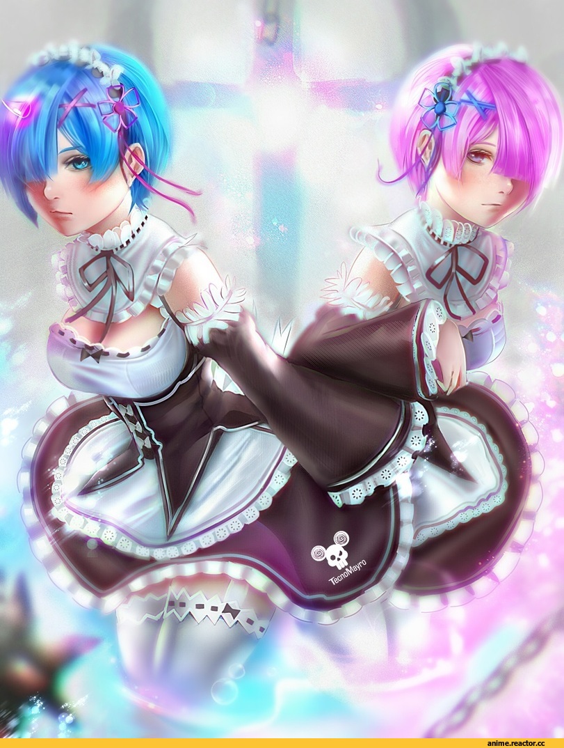 Rem (re zero), Re Zero Kara Hajimeru Isekai Seikatsu, TecnoMayro, Ram (Re Zero), Anime