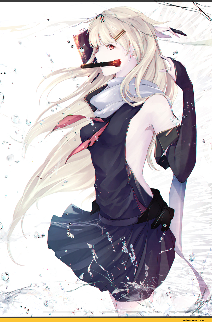 Yuudachi, Kantai Collection, Marumoru, Anime Art, Anime