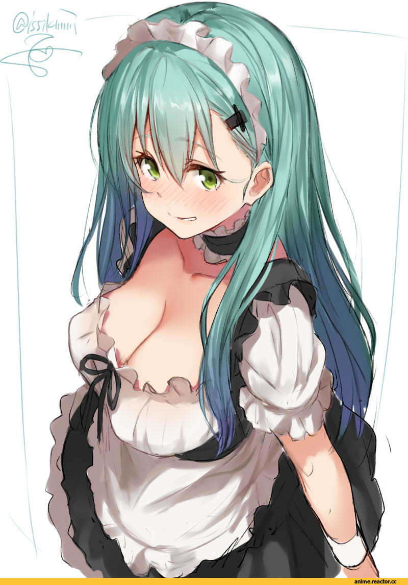 Suzuya (Kantai Collection), Kantai Collection, Maid, Isshiki (Ffmania7), Anime Art, Anime