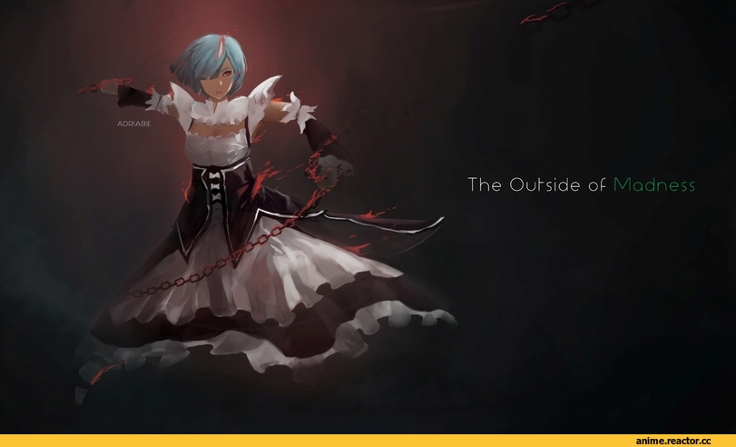 Re Zero Kara Hajimeru Isekai Seikatsu, Rem (re zero), adriabie, Anime