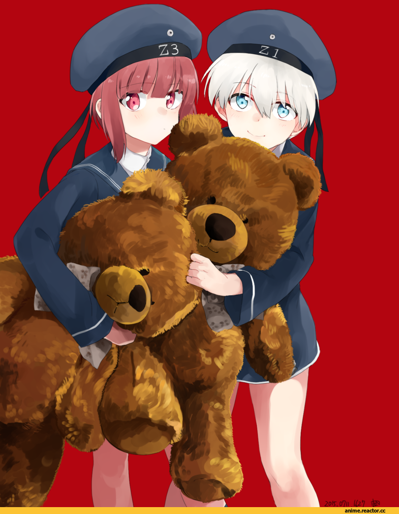Z1 Leberecht Maass (Kantai Collection), Kantai Collection, Z3 Max Schultz (Kantai Collection), Anime Art, nakagomiyuki415, Anime