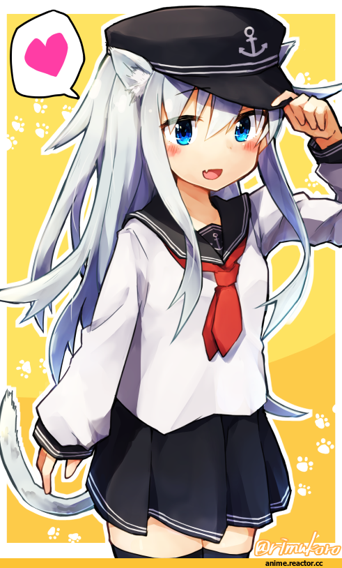 Hibiki (Kantai Collection), Kantai Collection, rimukoro, Anime Ears, Anime
