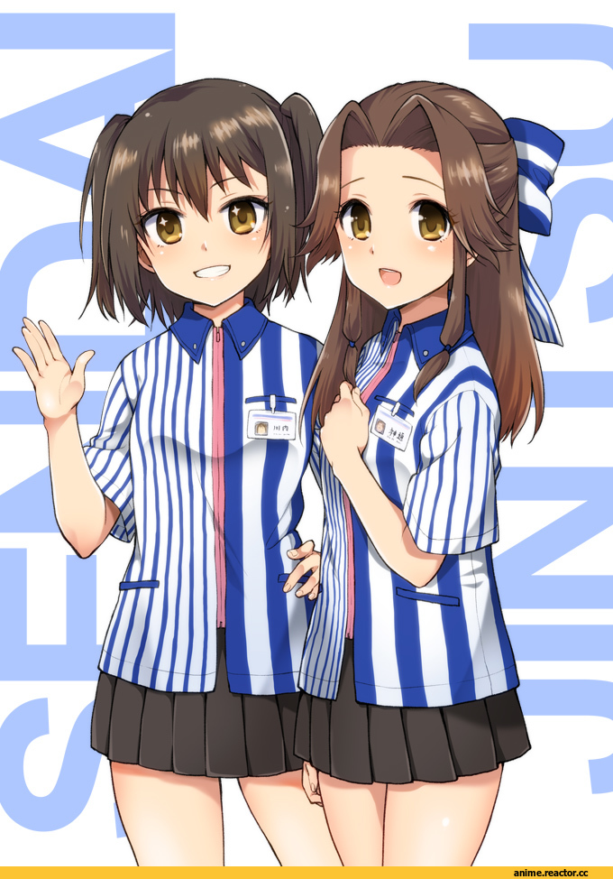 Kantai Collection, Jintsuu (Kantai Collection), Sendai (Kantai Collection), plum (arch), Anime