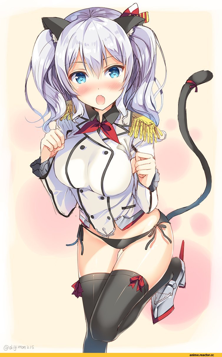 Kashima (Kantai Collection), Kantai Collection, Anime Ero Pantsu, Anime Ero, Animal Ears, Sousouman, Anime Art, hanahanaken, Anime