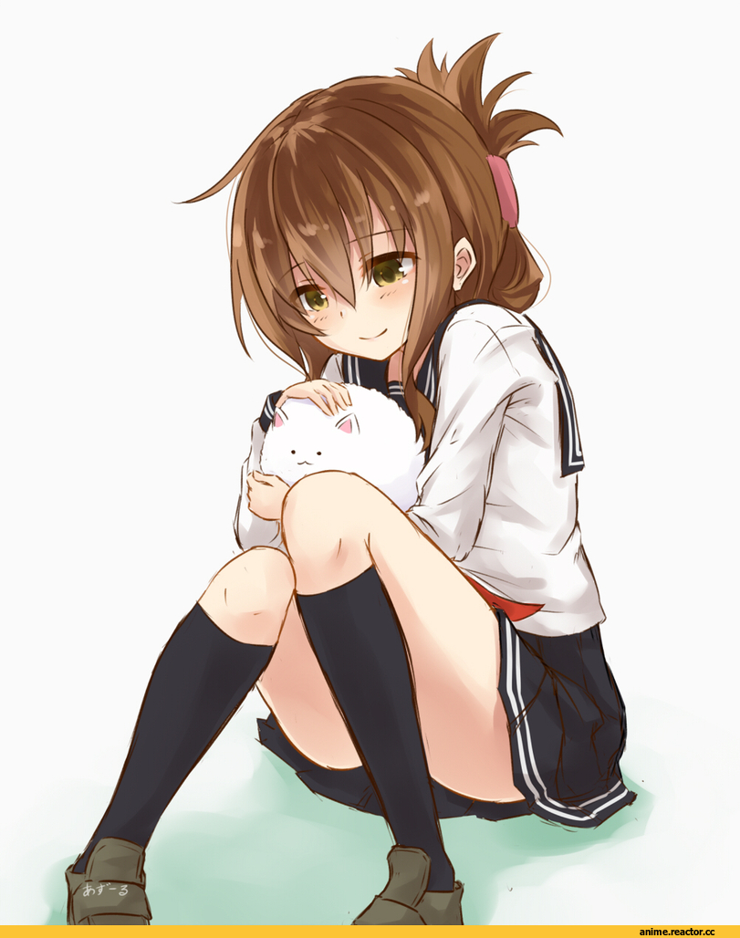 Inazuma (Kantai Collection), Kantai Collection, tippy (gochuumon wa usagi desuka?), Gochuumon wa Usagi Desu ka?, crossover, Anime Art, azuuru (azure0608), Anime