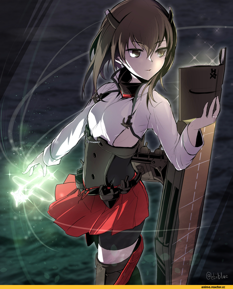 Ebiblue, Taihou, Kantai Collection, Tenryuu, Anime