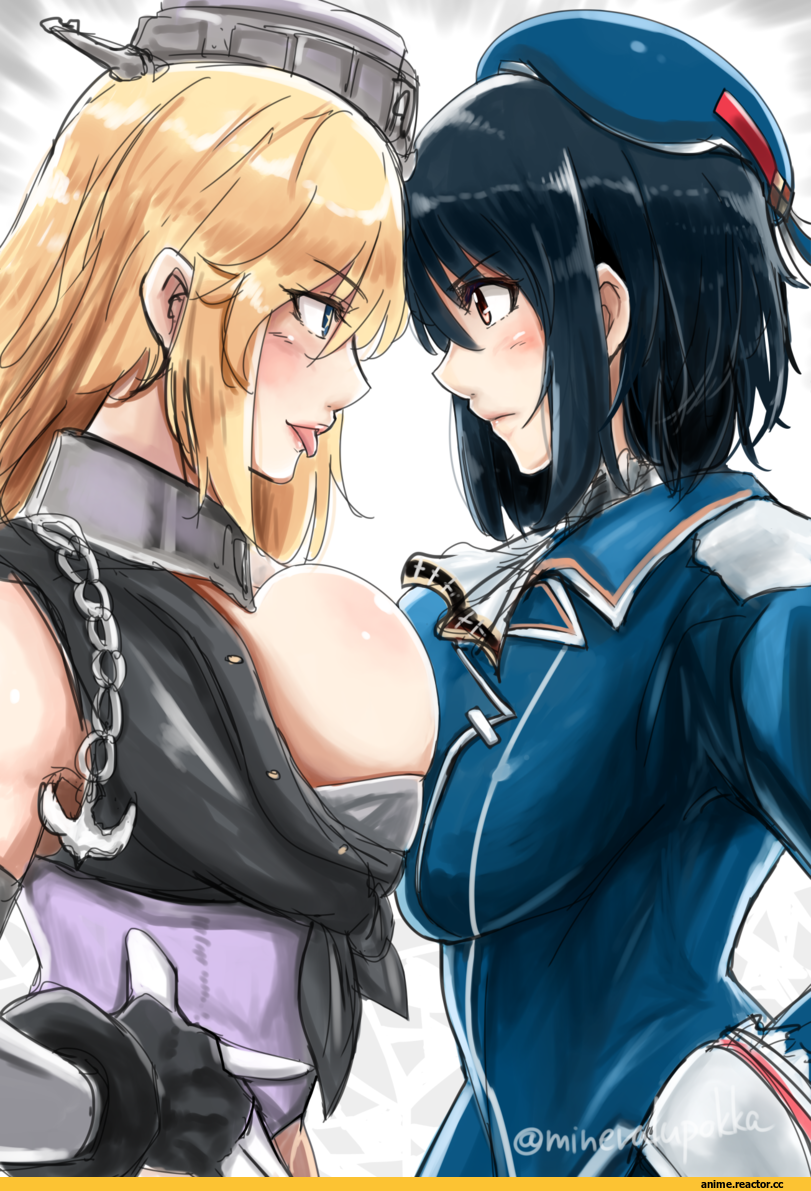 Kantai Collection, Iowa (Kantai Collection), Takao (Kantai Collection), duralu500, Anime
