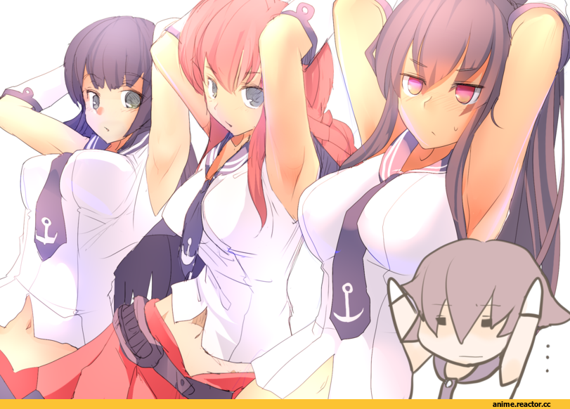 Kantai Collection, Yahagi, Agano, Noshiro, Sakawa (Kantai Collection), Anime