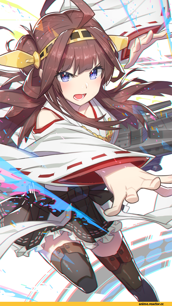 Kongou (Kantai Collection), Kantai Collection, Anime Art, saitou naoki, Anime