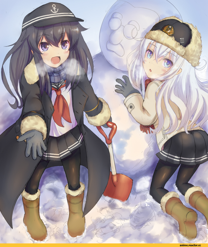 em s, Akatsuki, Kantai Collection, Hibiki (Kantai Collection), Anime