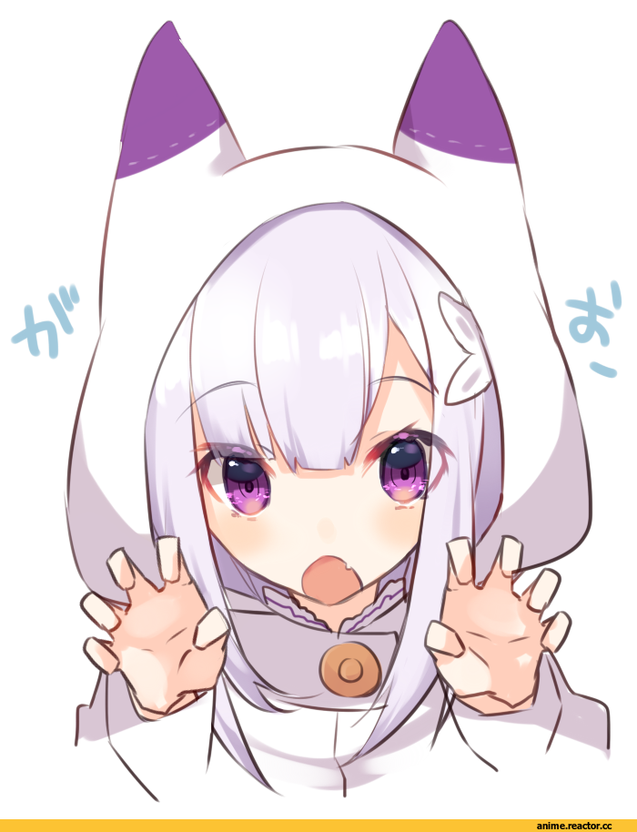 Re Zero Kara Hajimeru Isekai Seikatsu, Emilia (re zero), warabe53, милота, Anime