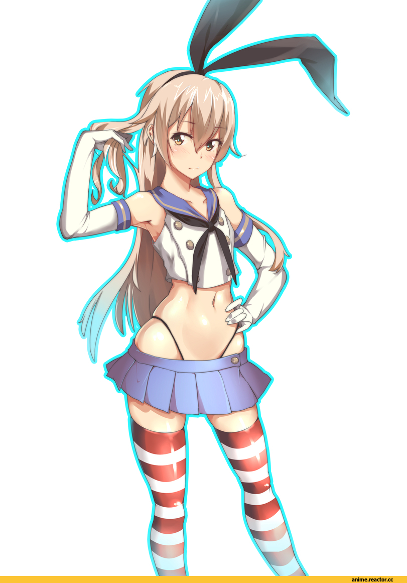 Kantai Collection, Shimakaze, qing lan, Anime