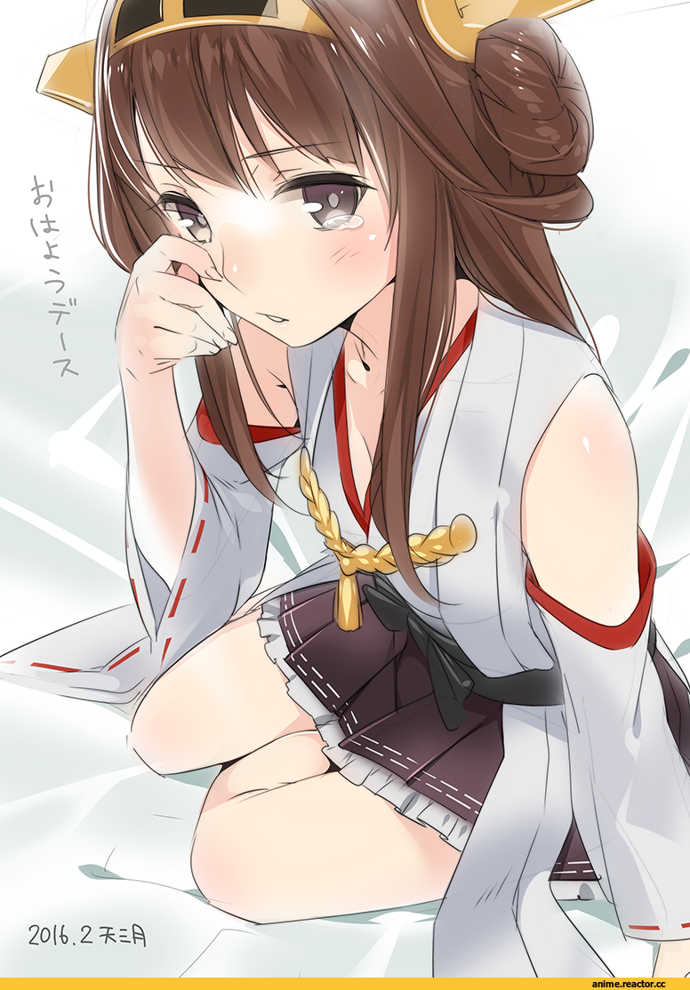 Kongou (Kantai Collection), Kantai Collection, Ama Mitsuki, Anime Art, Anime