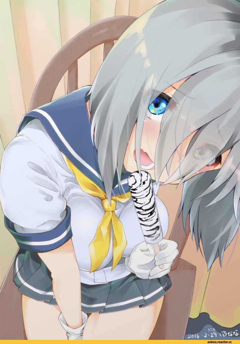 mokyutan, hamakaze, Kantai Collection, Anime