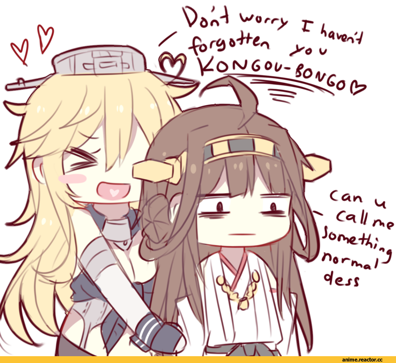 Kantai Collection, Iowa (Kantai Collection), Kongou (Kantai Collection), kvlen, Anime