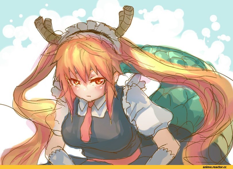 Kobayashi-san Chi no Maid Dragon, Tooru (MaiDragon), Dragon Girl (Anime), Monster Girl (Anime), Maid, Anime