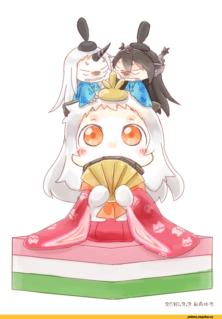 Northern Ocean Hime, Kantai Collection, Nagato (Kantai Collection), Seaport Hime, hinata yuu, Anime
