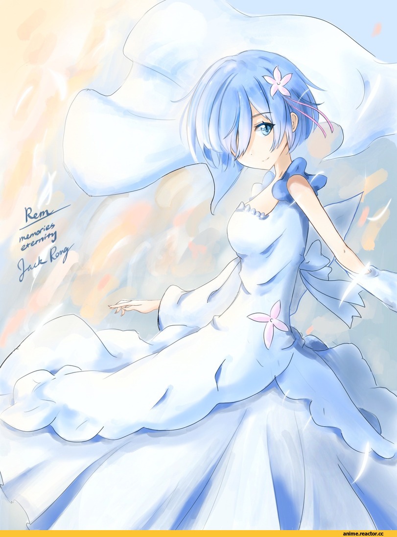 Re Zero Kara Hajimeru Isekai Seikatsu, Rem (re zero), jack rong, Anime Art, Anime Paint, Anime