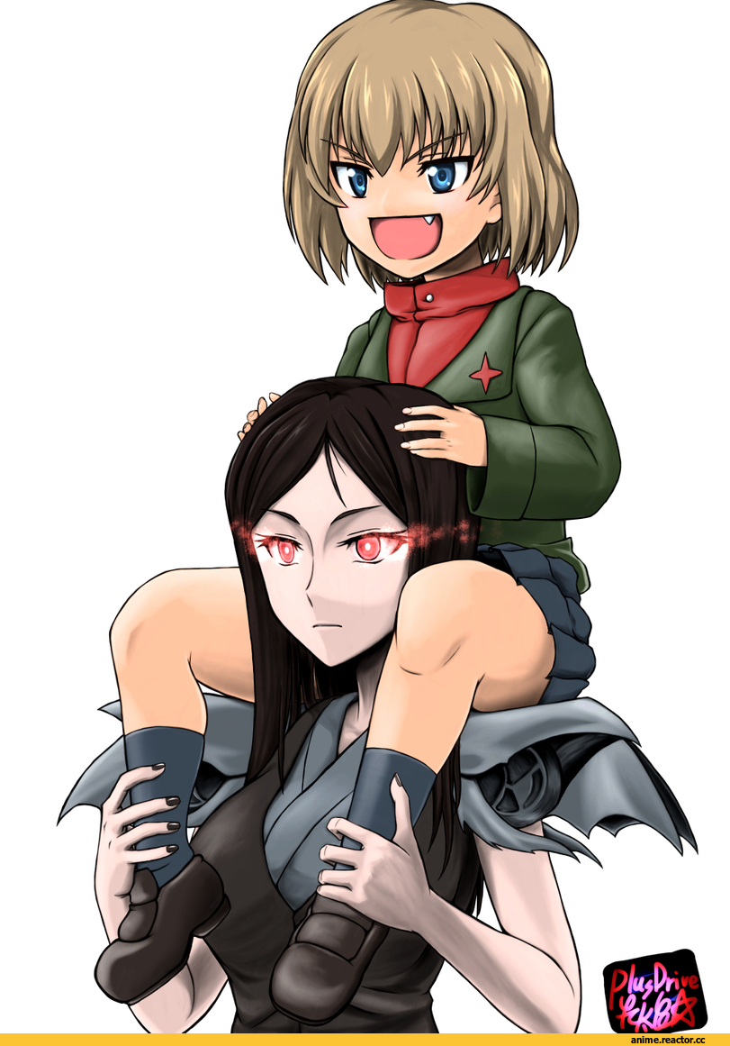 Katyusha, Girls und Panzer, Ru-class Battleship, Kantai Collection, Nonna, crossover, Anime