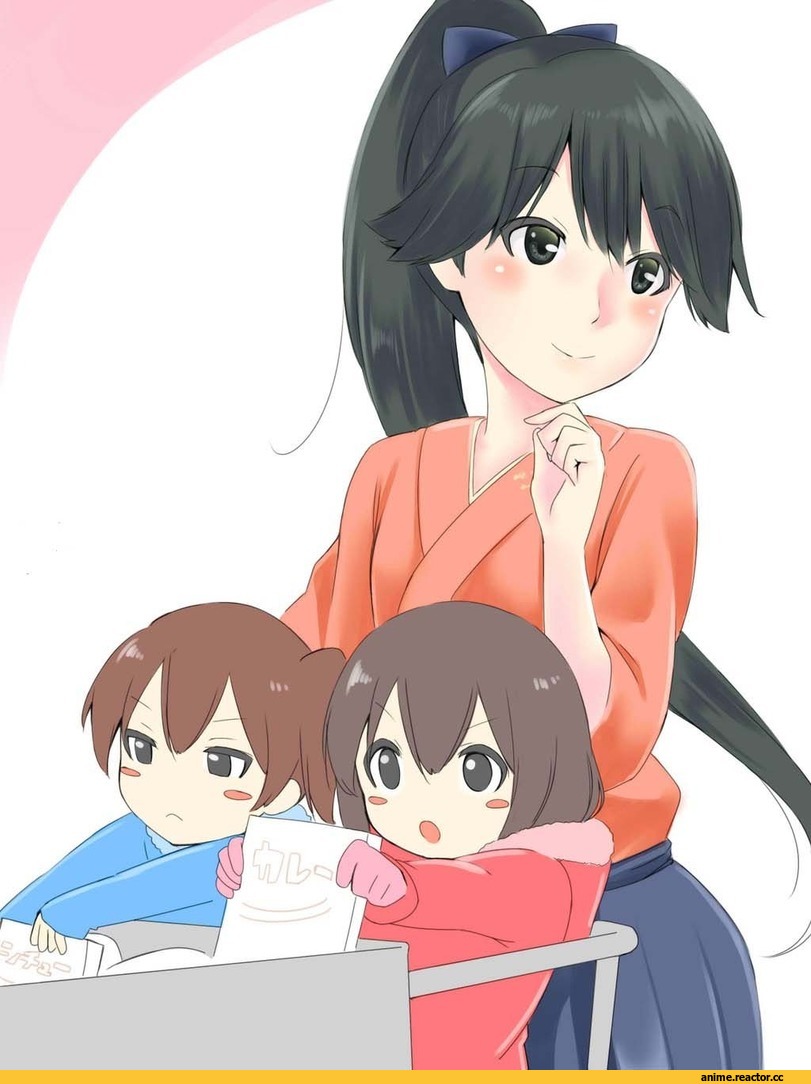 Houshou (Kantai Collection), Kantai Collection, Akagi (Kantai Collection), Kaga (Kantai Collection), Anime