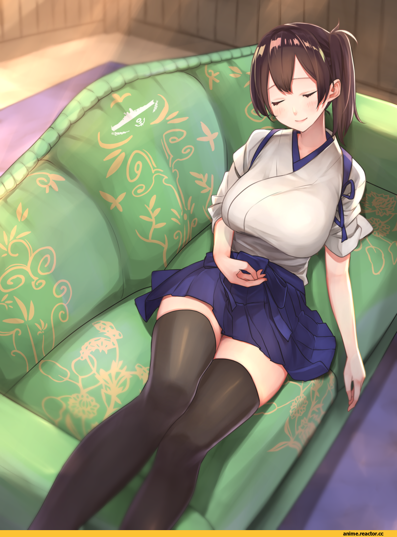 Baffu, kaga, Kantai Collection, Anime