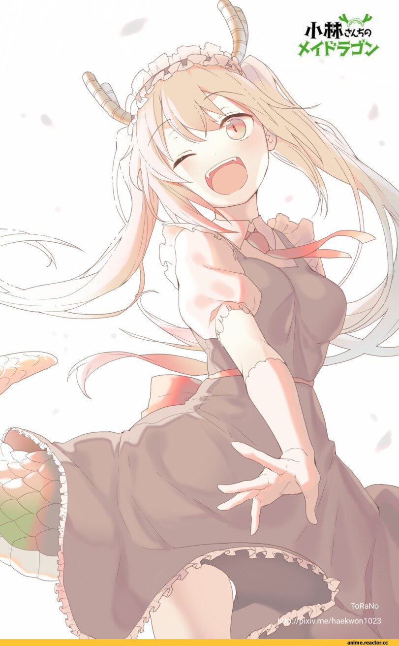 Tooru (MaiDragon), Kobayashi-san Chi no Maid Dragon, Dragon Girl (Anime), Monster Girl (Anime), Maid, удалённое, Anime