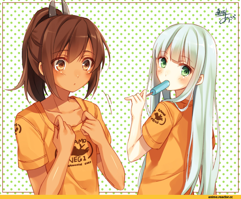 Iona, Aoki Hagane no Arpeggio, I-401, Kantai Collection, crossover, Toosaka Asagi, Anime Art, Anime