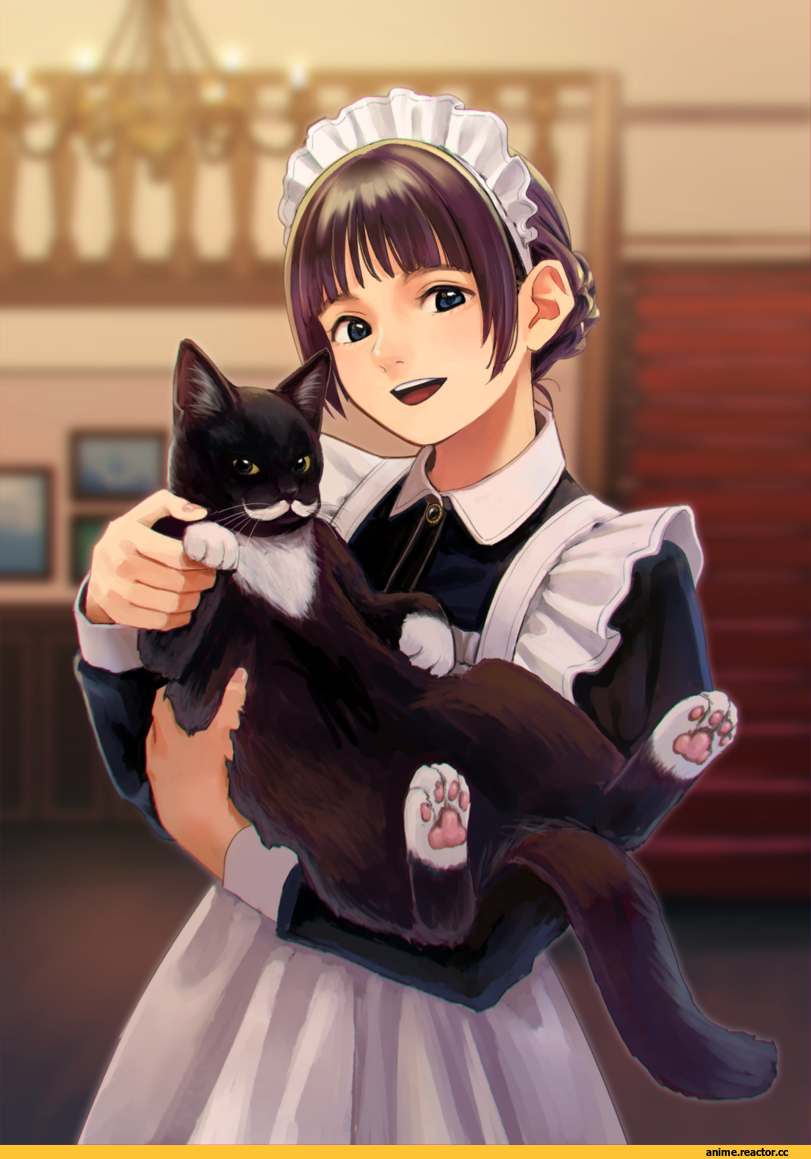 nashigaya koyomi, AO, Anime Art, Maid, Anime