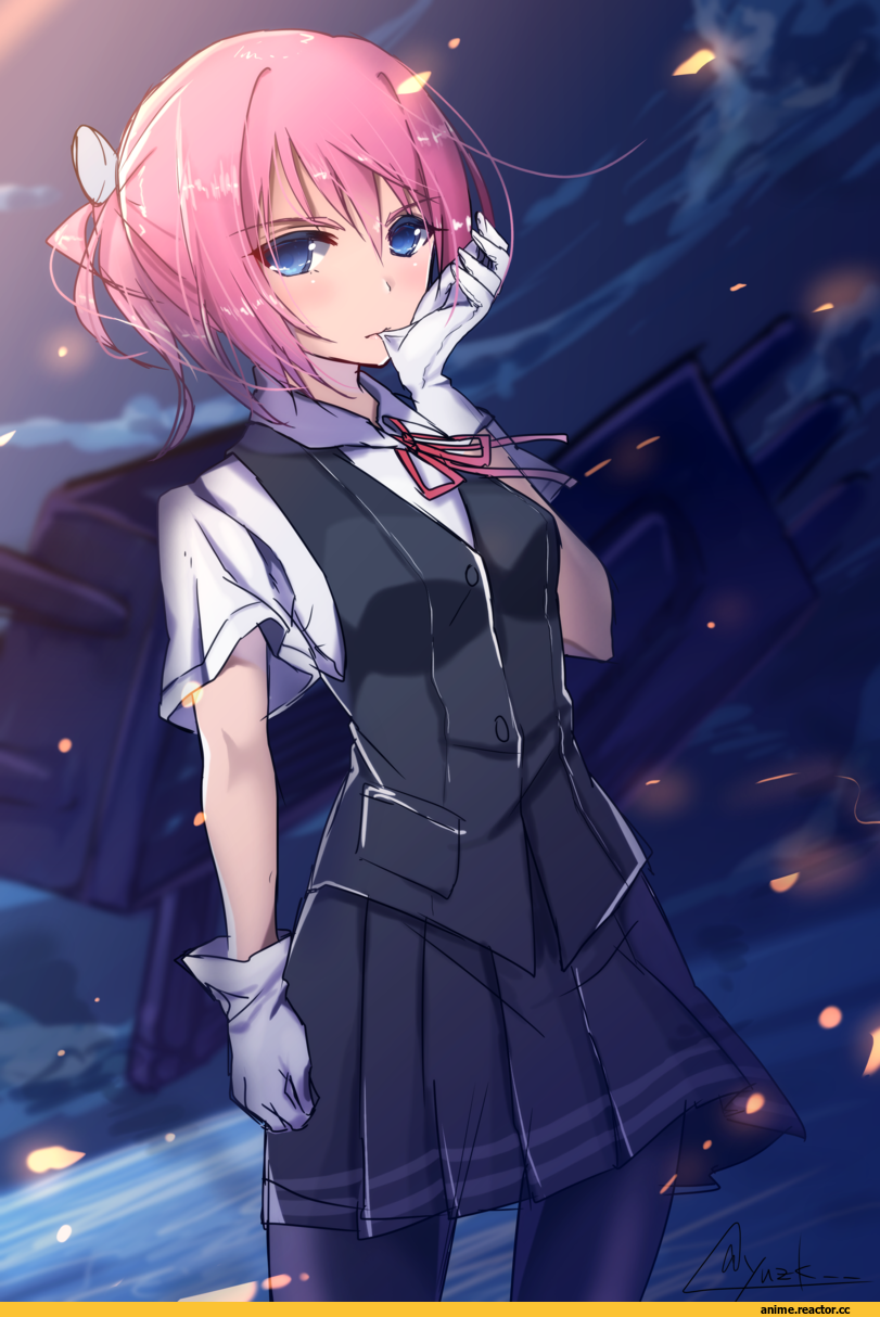 yuu zaki, Shiranui (Kantai Collection), Kantai Collection, Akebono, Anime