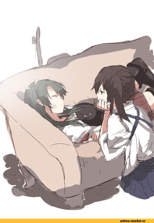 okinu (okinu dane), kaga, Kantai Collection, Zuikaku, Anime
