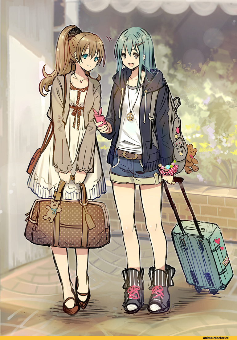 Kumano, Kantai Collection, Suzuya (Kantai Collection), Madogawa, Anime Art, Anime