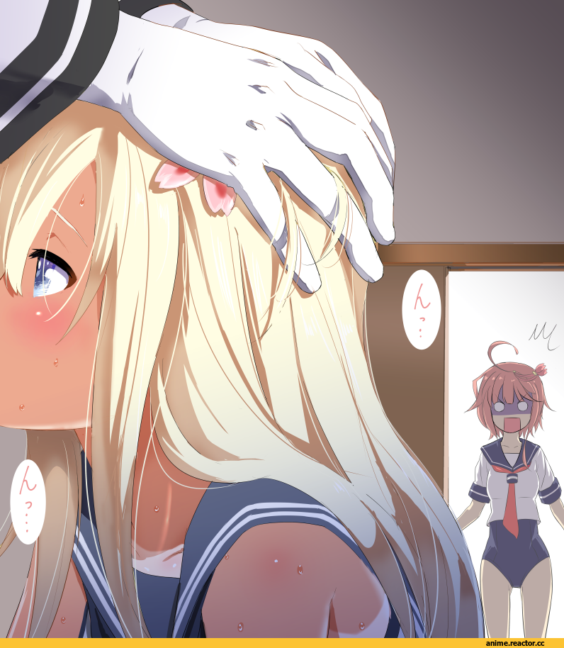 mushi gyouza, Ro-500 (Kantai Collection), Kantai Collection, i-58 (kantai collection), Admiral (Kantai Collection), Anime