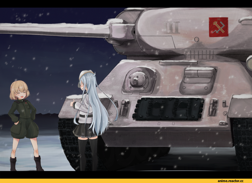 Katyusha, Girls und Panzer, Verniy, Kantai Collection, remil, Anime